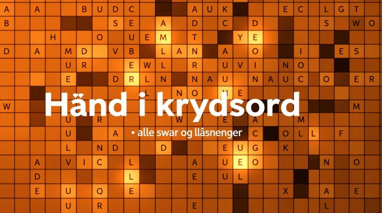 hånd i krydsord