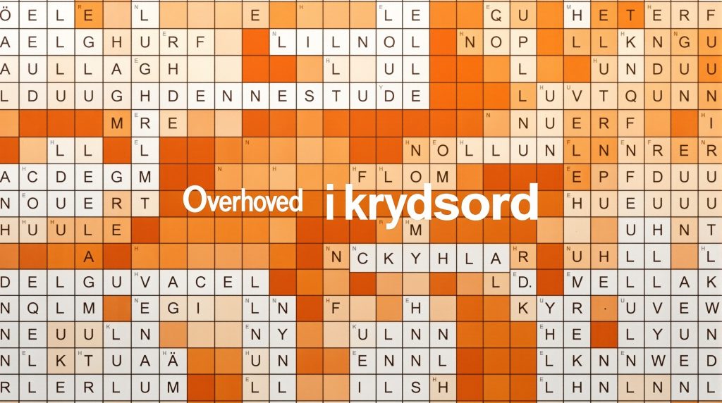 overhoved i krydsord
