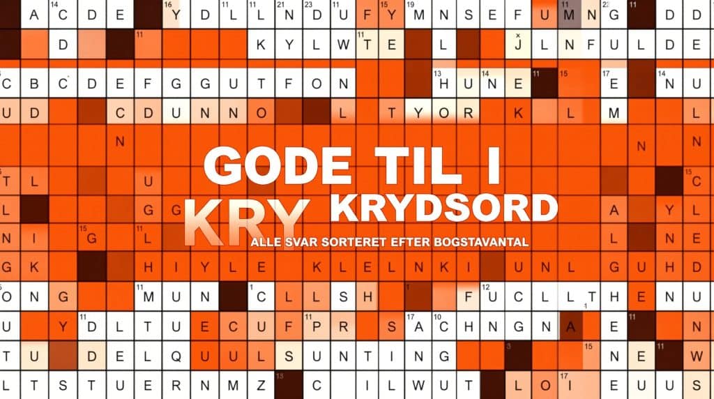 gode til i krydsord