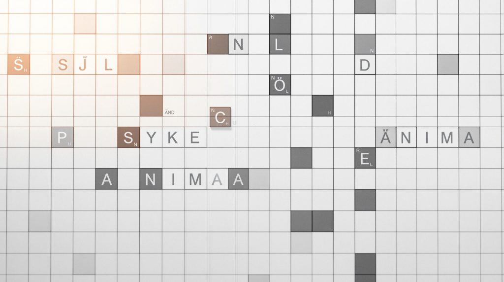 sjæl i krydsord