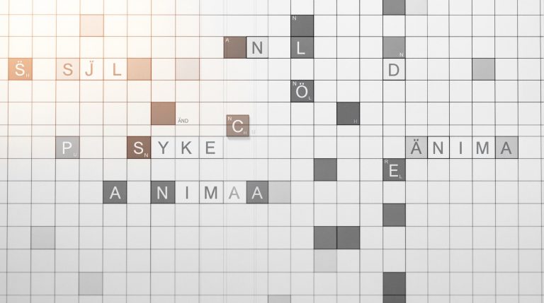 sjæl i krydsord